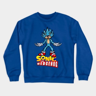 super sonic the hedgehog Crewneck Sweatshirt